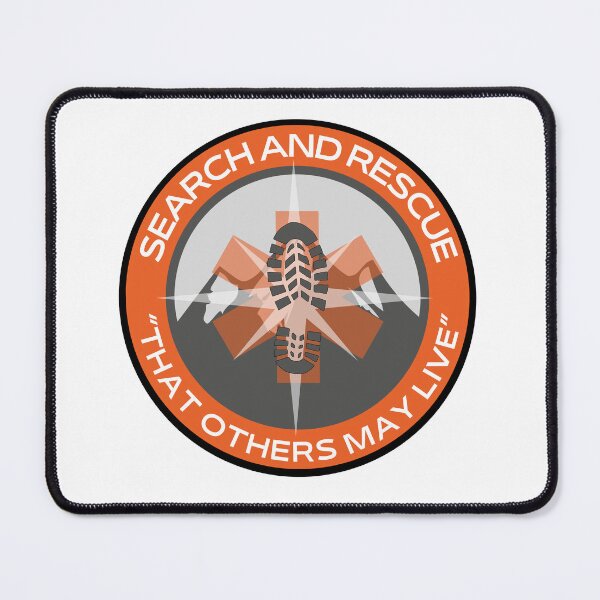 Item preview, Search and Rescue - "That others may live" Patch Star of life / Compass / Footprint designed and sold by TheContactor.