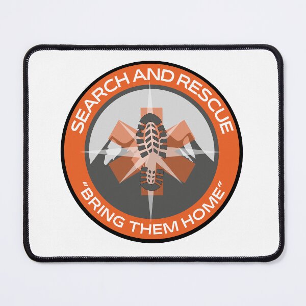 Item preview, Search and Rescue - "Bring them home" Patch Star of life / Compass / Footprint designed and sold by TheContactor.