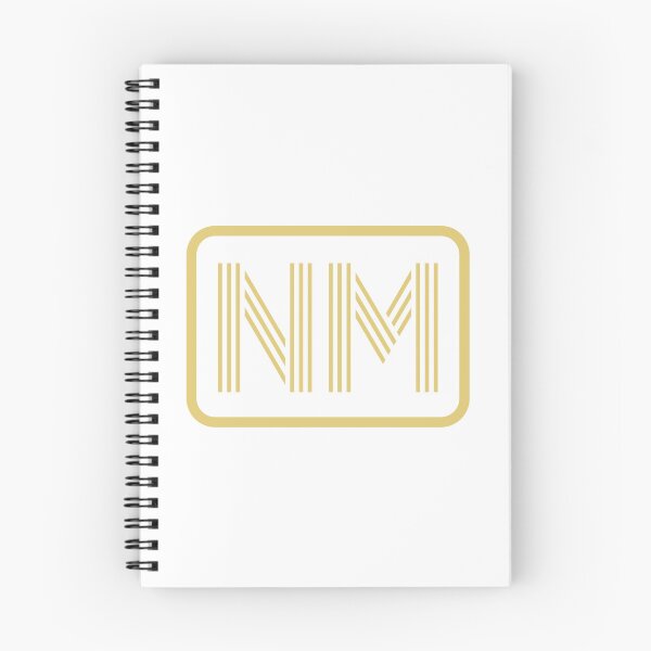 Item preview, NM Iniciales Letras Geométricas Doradas designed and sold by Jeallan Designs.