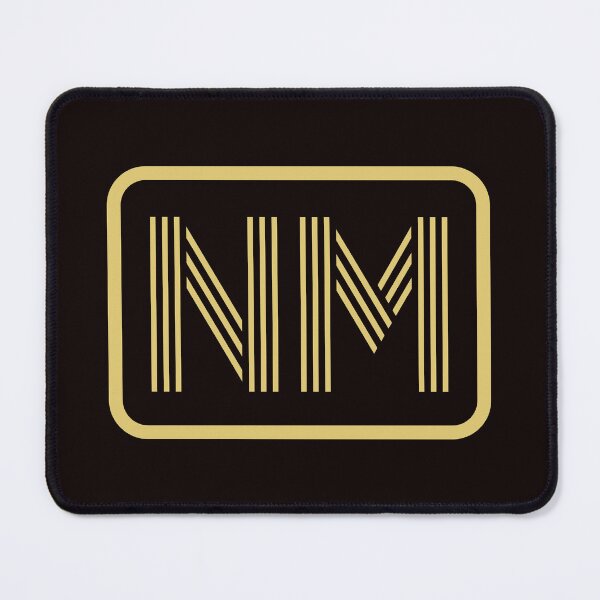Item preview, NM Initials Gold Geometric Letters designed and sold by Jeallan Designs.