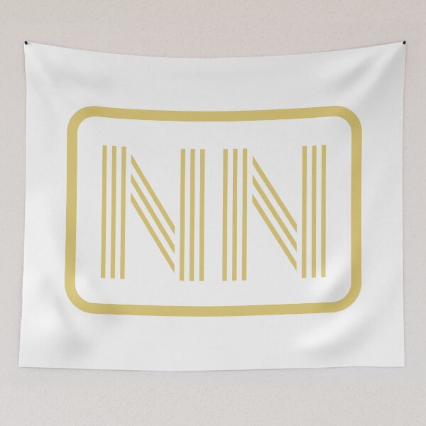 Item preview, NN Initials Gold Geometric Letters designed and sold by Jeallan Designs.