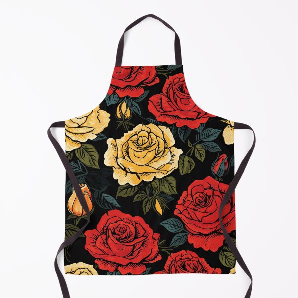 Item preview, Dark Hand Drawn Roses Pattern designed and sold by Just-Flowers.
