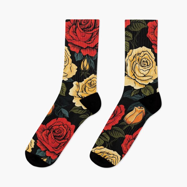 Item preview, Dark Hand Drawn Roses Pattern designed and sold by Just-Flowers.