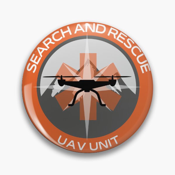 Item preview, Drone UAV Search and Rescue UNIT SAR/Safety orange with compass designed and sold by TheContactor.
