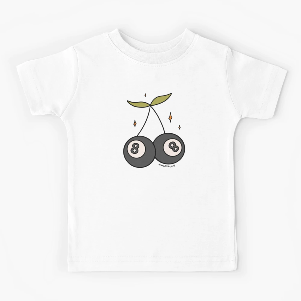 【CPGN STUDIO】8ball DOODLE Short Sleeve T-shirt Cherry 8 Ball