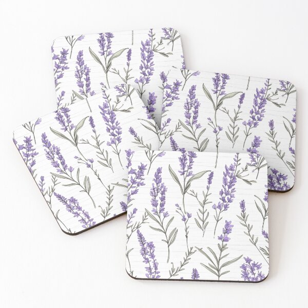 Item preview, Hand Drawn Lavender Pattern designed and sold by Just-Flowers.
