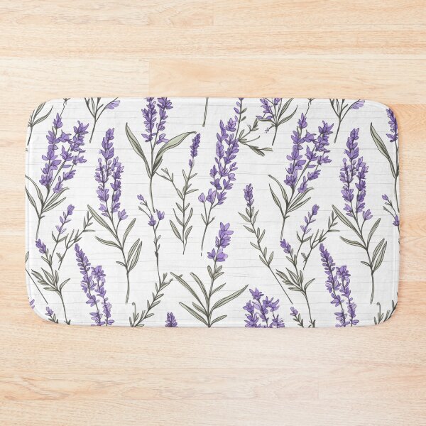 Item preview, Hand Drawn Lavender Pattern designed and sold by Just-Flowers.