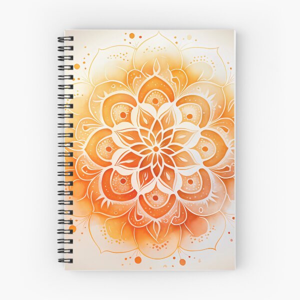 Item preview, Solar Serenity: Embrace Zen and Creativity with our Orange Mandala Elegance designed and sold by VeronicArt85.
