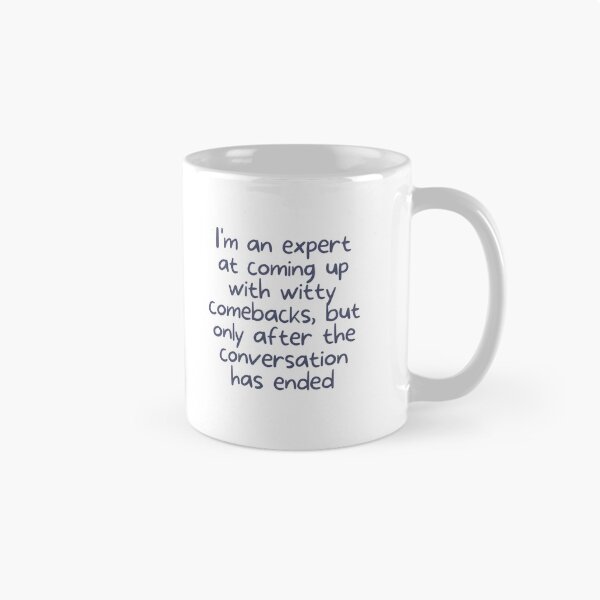 Item preview, INFJ: Witty Comebacks Blue Edition designed and sold by Lidia Lopez Sanchez.