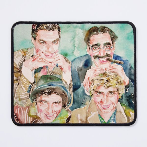 Item preview, THE MARX BROTHERS watercolor portrait designed and sold by lautir.