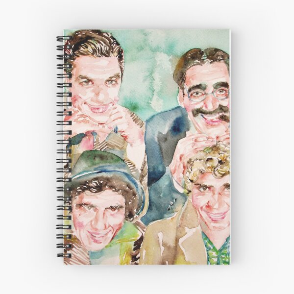 Item preview, THE MARX BROTHERS watercolor portrait designed and sold by lautir.