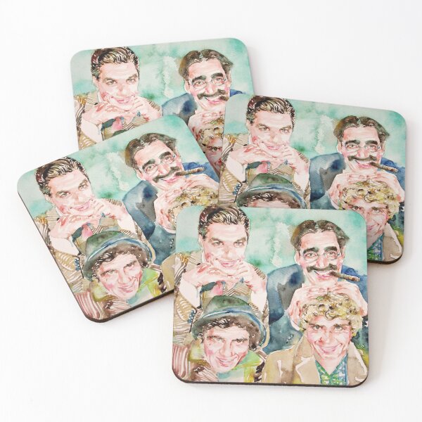 Item preview, THE MARX BROTHERS watercolor portrait designed and sold by lautir.