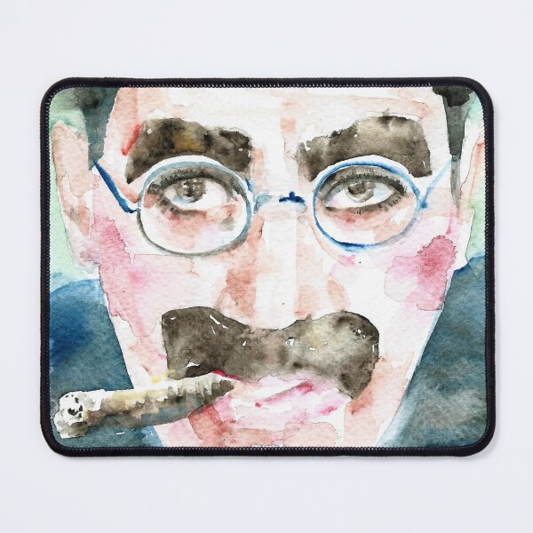 Item preview, GROUCHO MARX watercolor portrait designed and sold by lautir.