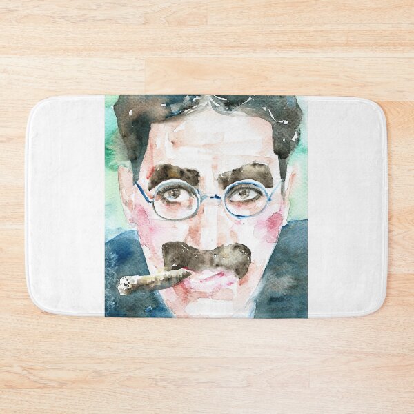 Item preview, GROUCHO MARX watercolor portrait designed and sold by lautir.