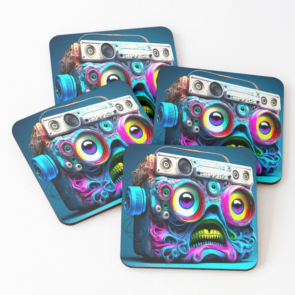 Item preview, Radiant Radio: A Cheerful Face-shaped Art Piece designed and sold by CoutureGlowcc.
