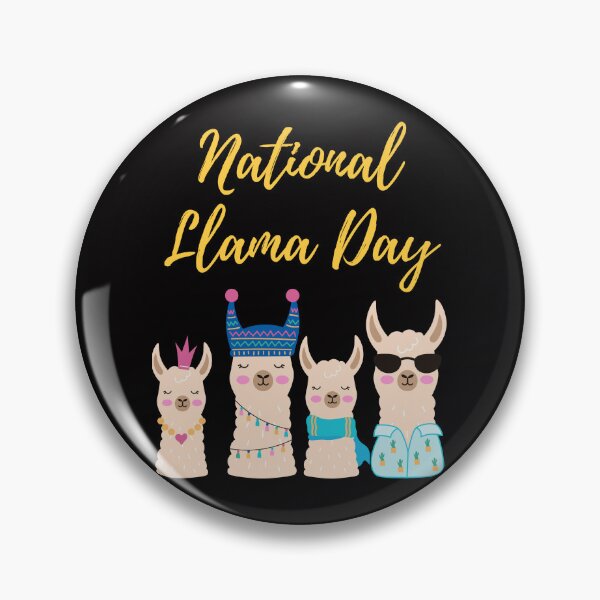 Item preview, National Llama Day designed and sold by Simo0455.