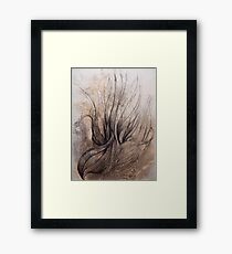 grasig experimentell Gerahmtes Wandbild