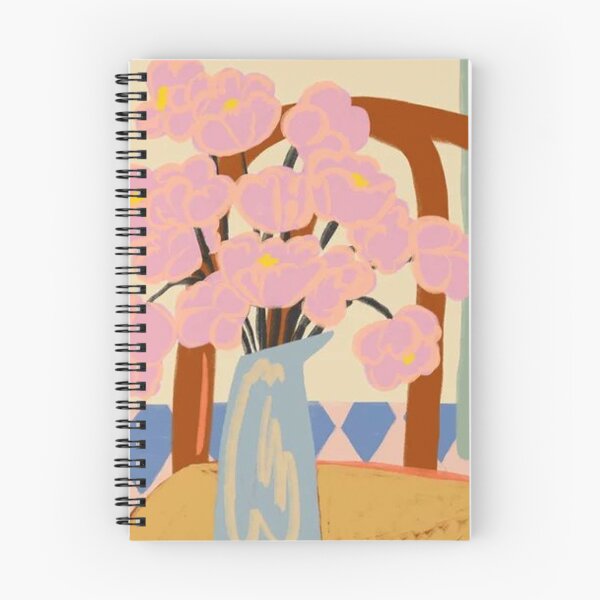 Item preview, flower pink in blue vase designed and sold by Richardquintana.
