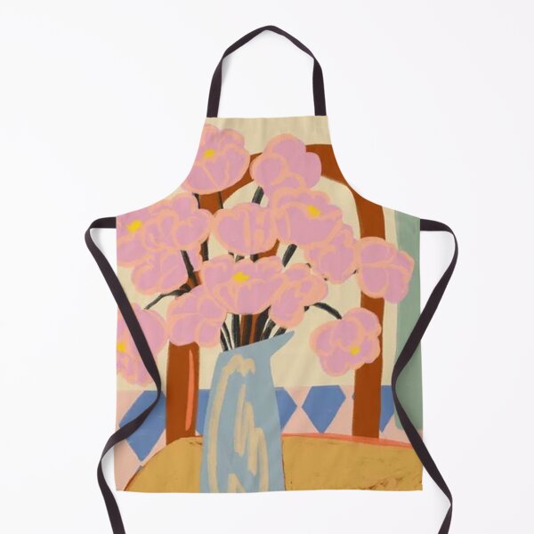 Item preview, flower pink in blue vase designed and sold by Richardquintana.