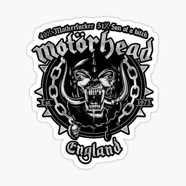 Motorhead - Ace Of Spades Heavy Metal - England Lemmy Sticker