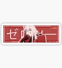 Zero Two Drift Slap Sticker (Darling in the Franxx) Sticker