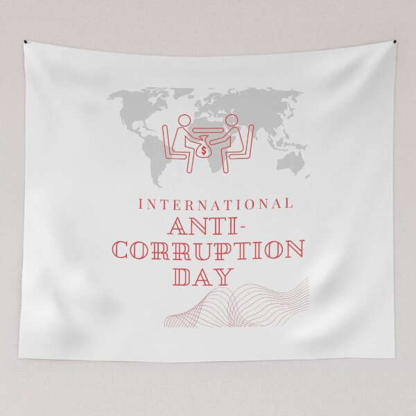 Item preview, International Anti-Corruption Day designed and sold by Simo0455.