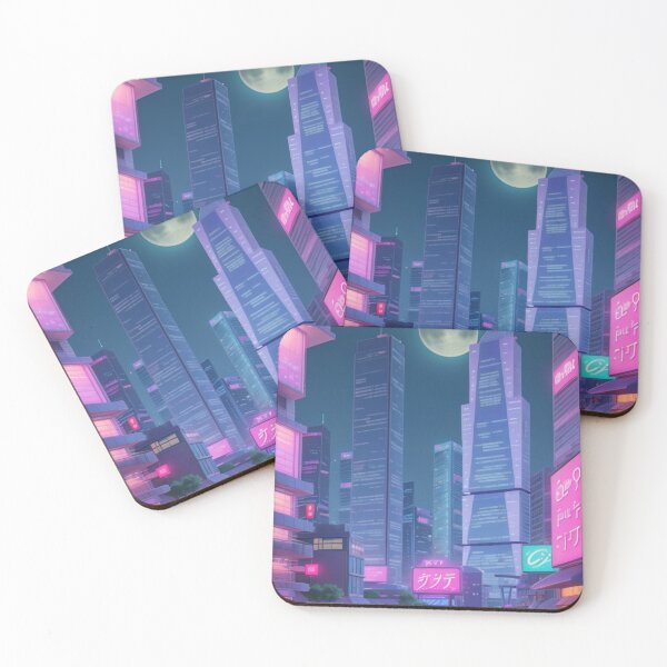 Item preview, Anime pastel dream city designed and sold by mikaws.