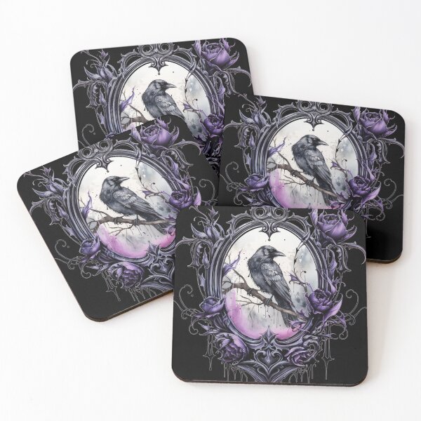 Item preview, Gothic Raven Dark Design  designed and sold by LittleMagicShop.