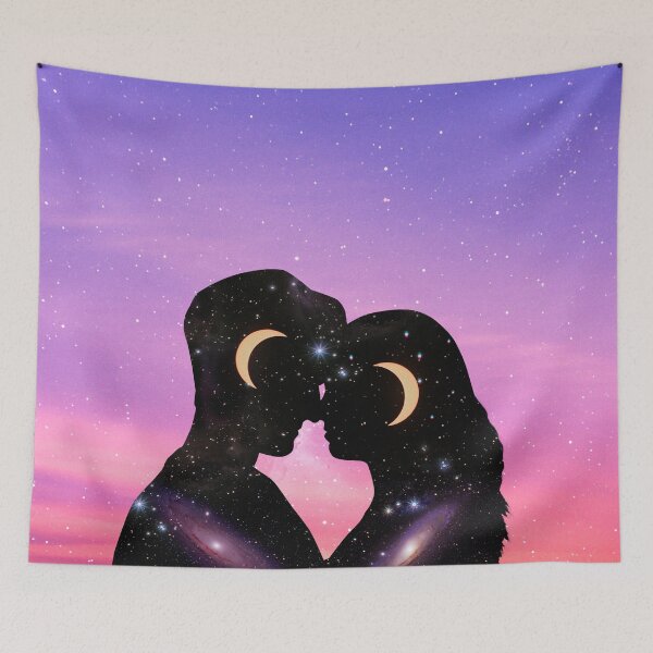 Item preview, Cosmic Moon Lovers Romantic  designed and sold by Yasmine khalifa.