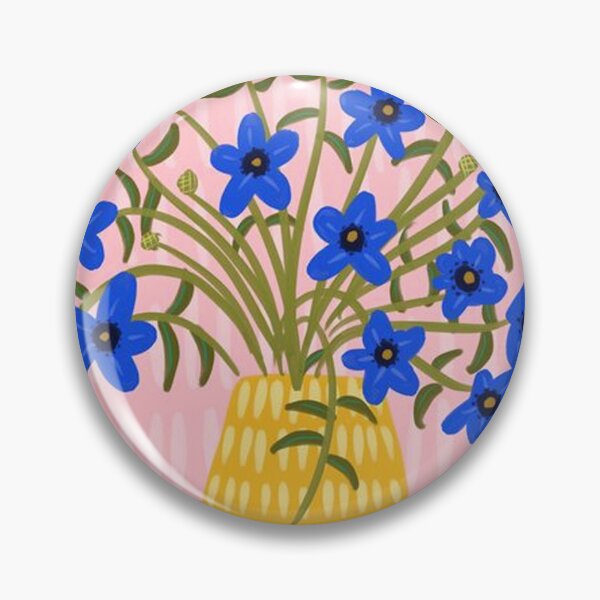 Item preview, blue flower in vase designed and sold by Richardquintana.