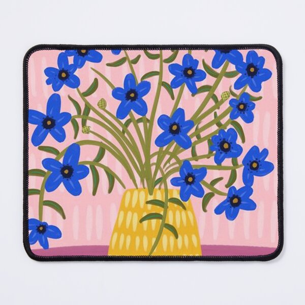 Item preview, blue flower in vase designed and sold by Richardquintana.