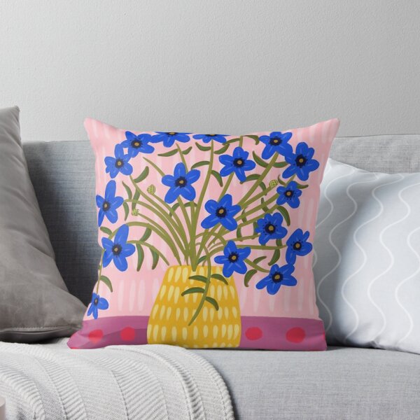 Item preview, blue flower in vase designed and sold by Richardquintana.