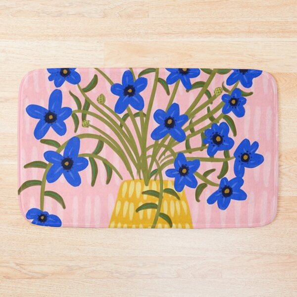 Item preview, blue flower in vase designed and sold by Richardquintana.