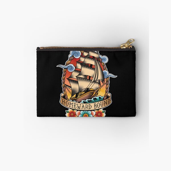 Item preview, Homeward Bound Traditional Tattoo Sailing Ship  	 designed and sold by kzwtfxuem59.