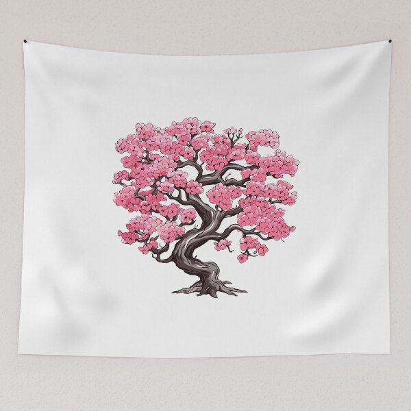 Item preview, Hand Drawn Cherry Blossom Tree designed and sold by Just-Flowers.
