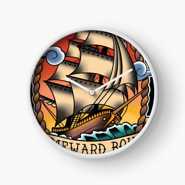 Item preview, Homeward Bound Traditional Tattoo Sailing Ship  	 designed and sold by kzwtfxuem59.