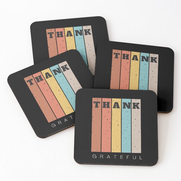 Item preview, Thank Grateful Retro Gratitude Thanksgiving Quote designed and sold by PuralunaCreations.