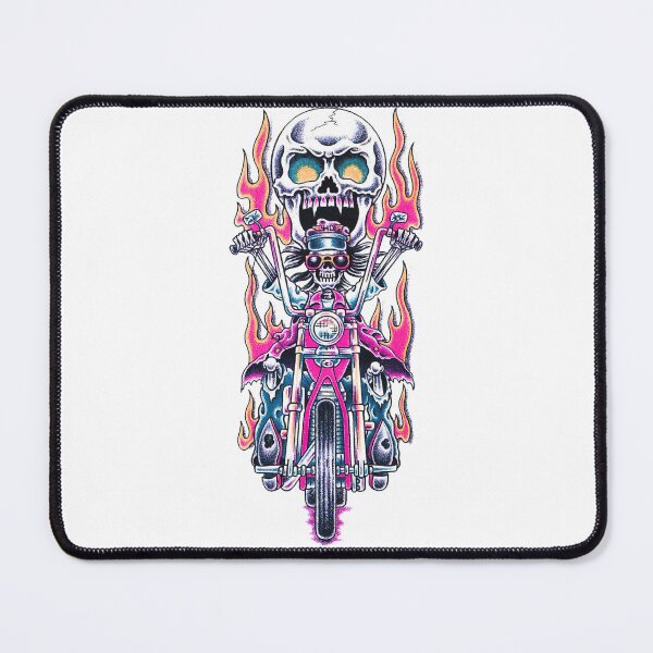 Item preview, Death skeleton drives a motorcycle designed and sold by wizooo411.