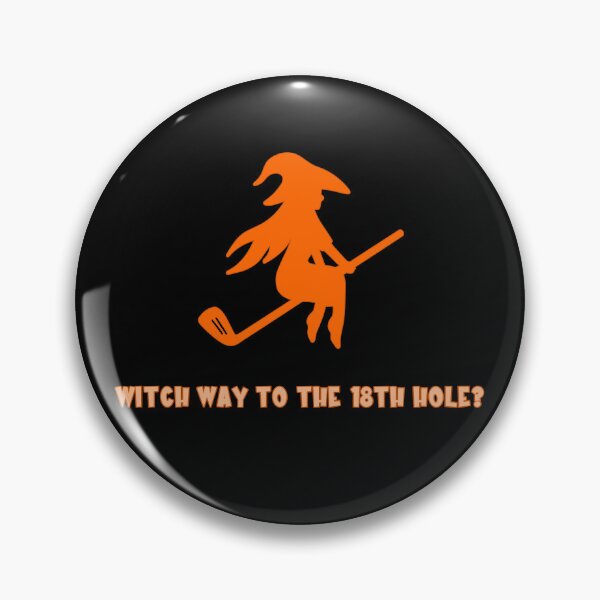Item preview, Halloween Golf Witch Way To The 18th Hole? designed and sold by PiggyBoxer.