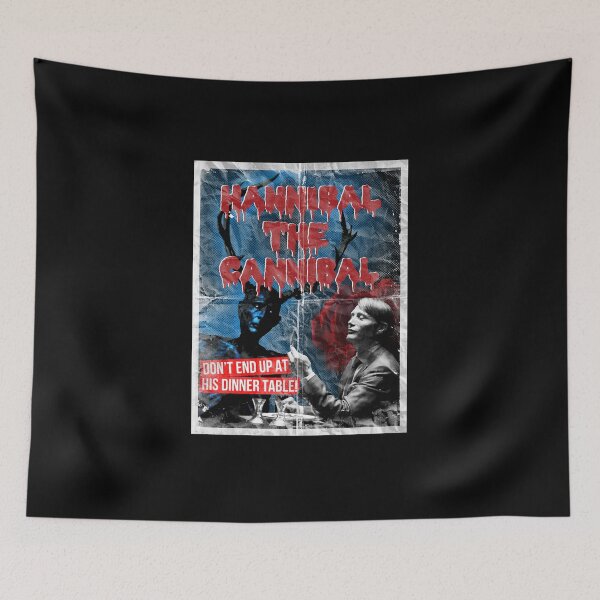 Item preview, Hannibal the Cannibal Vintage B Movie Poster designed and sold by EstellMraz.