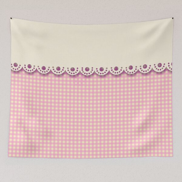 Item preview, Gingham with ruffles designed and sold by Kalaidas-Art.