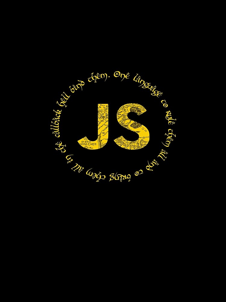 Thumbnail 4 of 4, Graphic T-Shirt, JavaScript designed and sold by MithranAlburo.