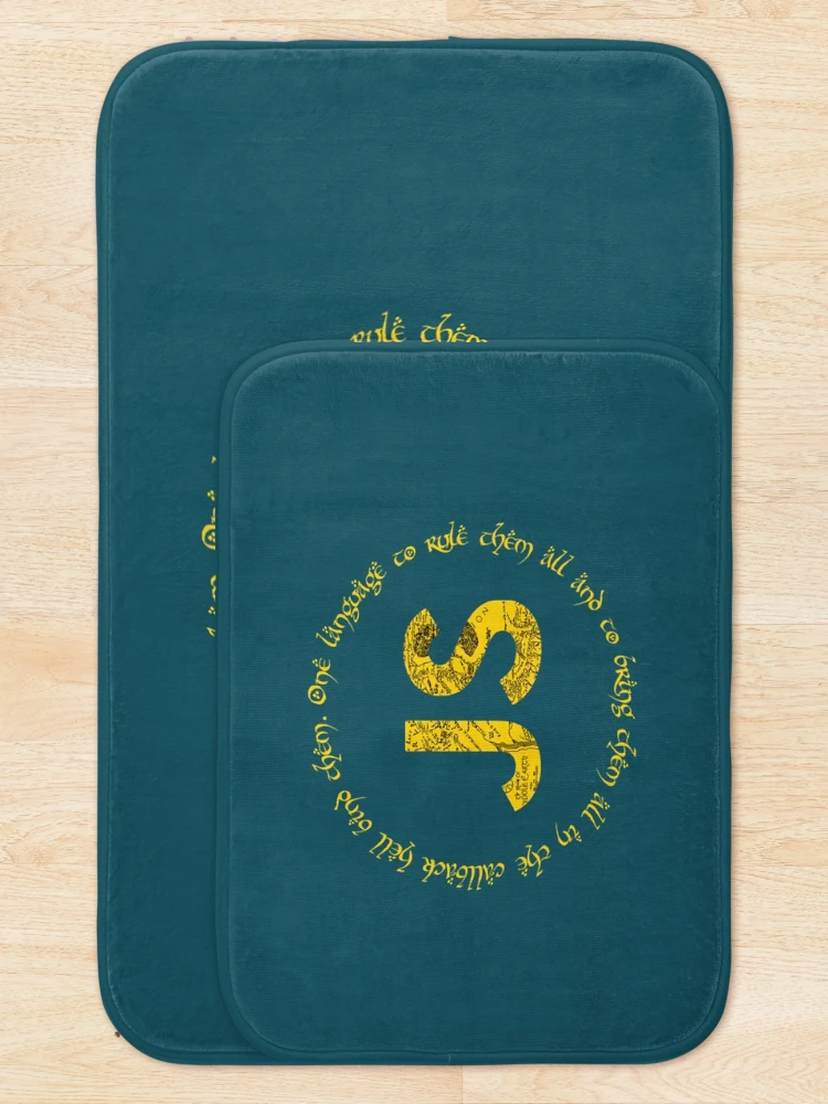 Thumbnail 5 of 6, Bath Mat, JavaScript designed and sold by MithranAlburo.