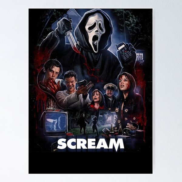 Item preview, Scream horror movie artwork poster Classic designed and sold by EstellMraz.
