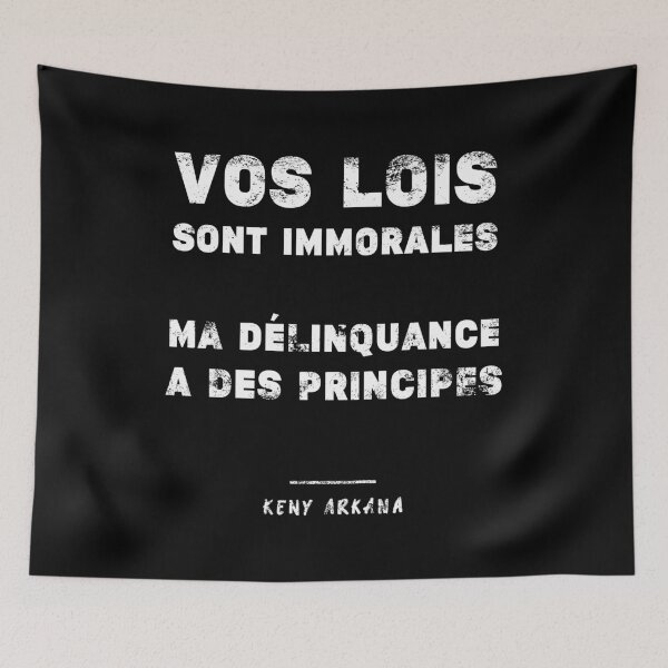 Item preview, Keny Arkana - Your laws are immoral designed and sold by Libertat.