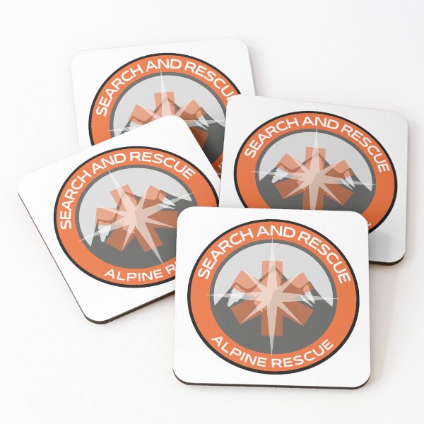 Item preview, Alpine Search and Rescue - SAR Mountain Rescue" Patch Star of life / Compass / Footprint  designed and sold by TheContactor.