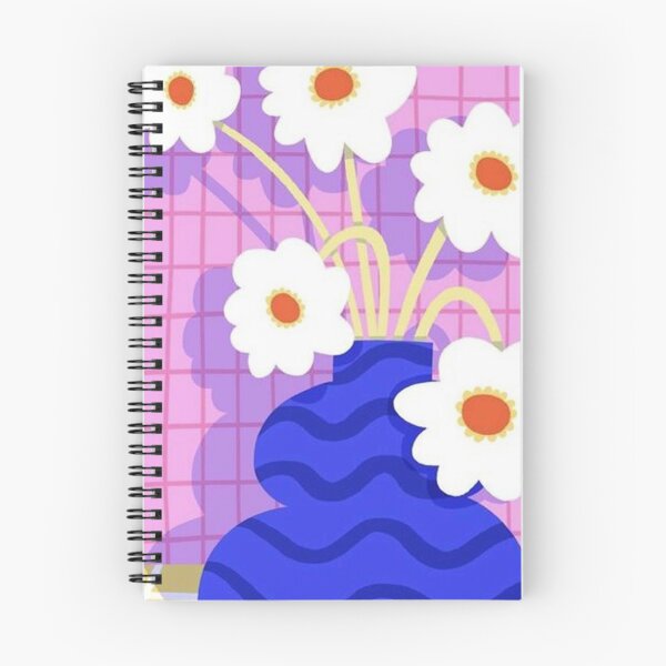 Item preview, white flower in blue vase designed and sold by Richardquintana.