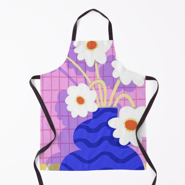 Item preview, white flower in blue vase designed and sold by Richardquintana.