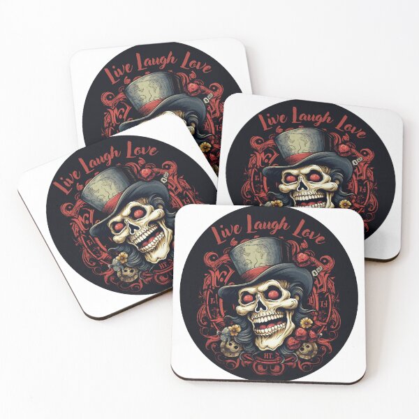 Item preview, Live Laugh Love Skull designed and sold by PrzemekJAS.