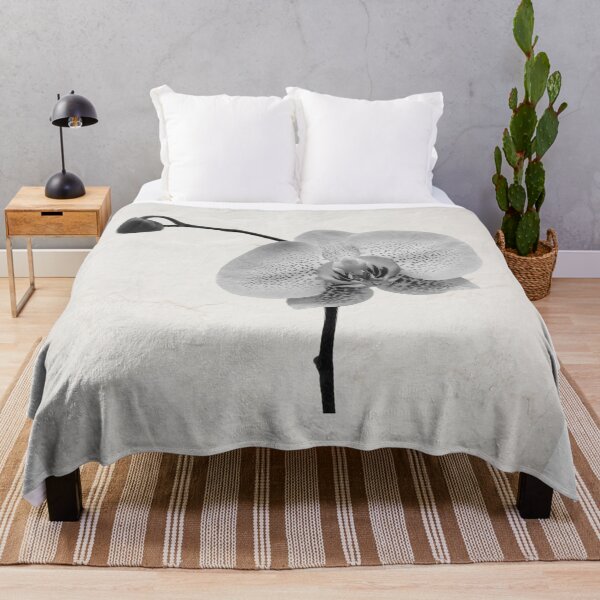 Item preview, A white orchid petal with a bud designed and sold by Postertale.